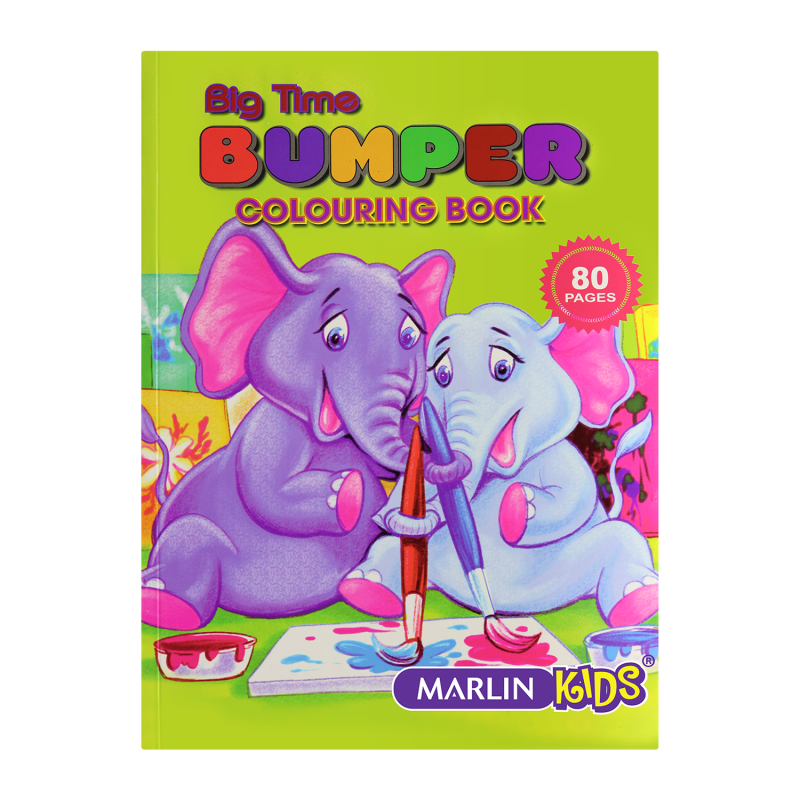 Big time 80 bumper Colouring book
