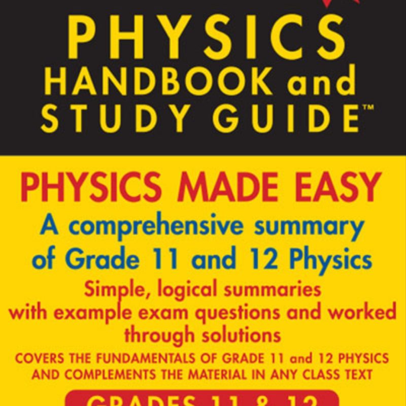 Physics Hand Book & Study Guide, Isbn 9781990992353
