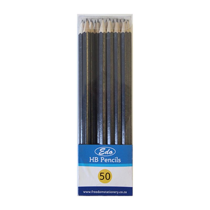 Edo Pencils 50’s Hb In A Clear Pvc Display Box
