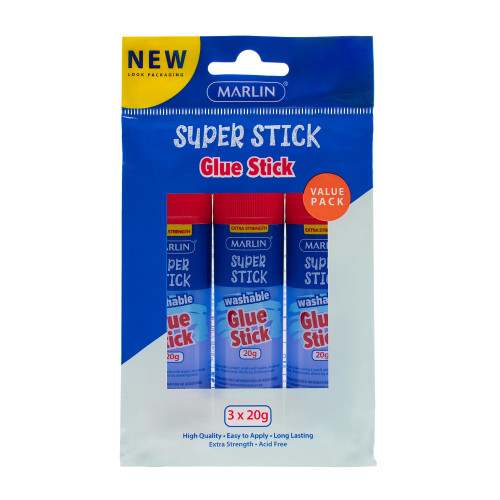 Glue Stick 20g 3 Pack