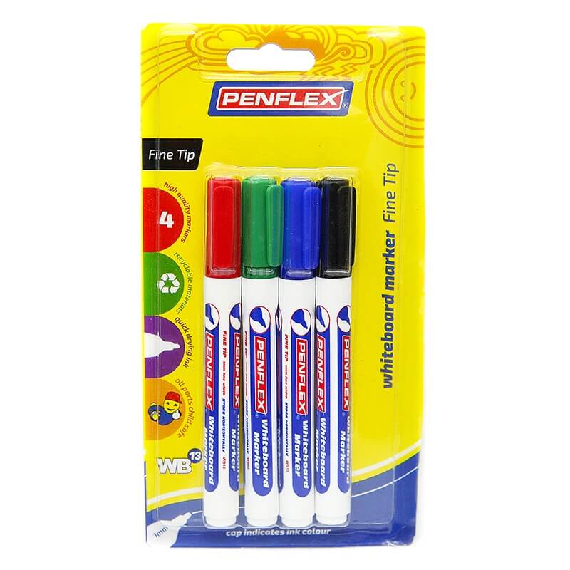 White Board marker, Penflex 4 pack