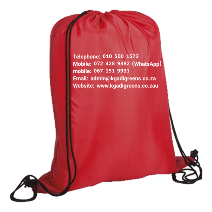 Draw String bag- Blank - Image 2