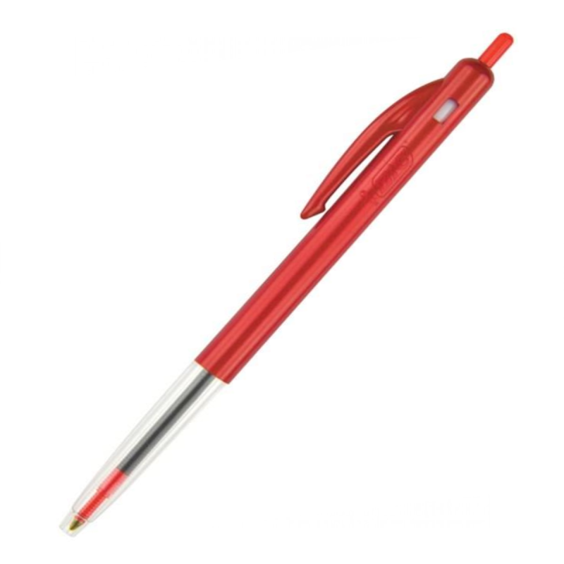 Bic Clic Medium Point Pen Red