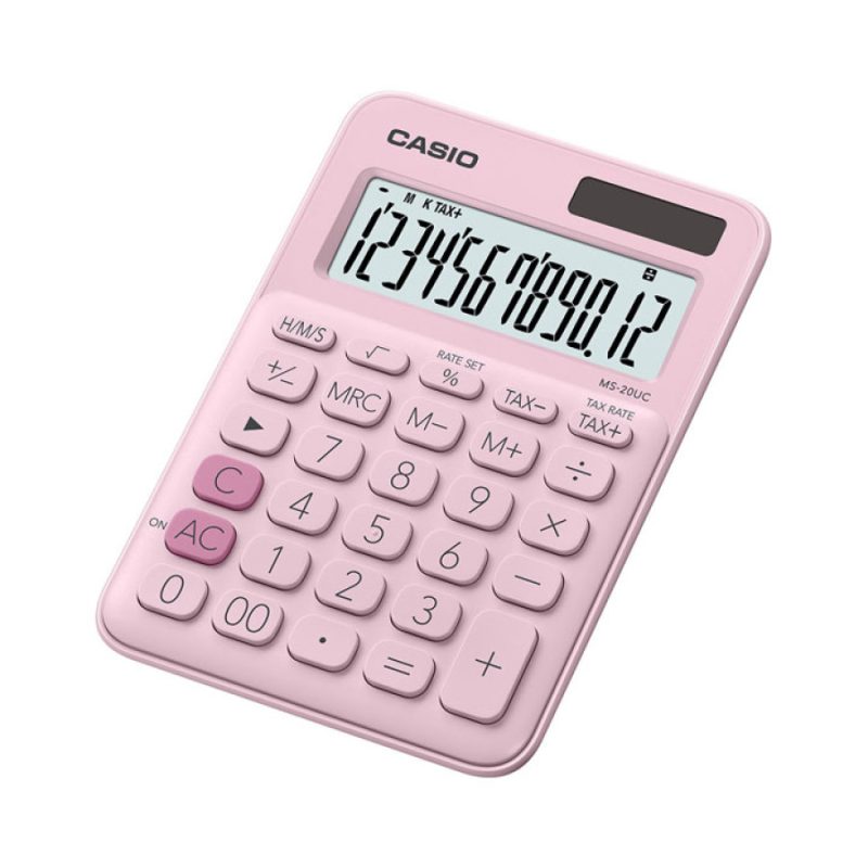 Casio Ms20uc-Bu 12 Digit Pink
  Mini Desk Calculator