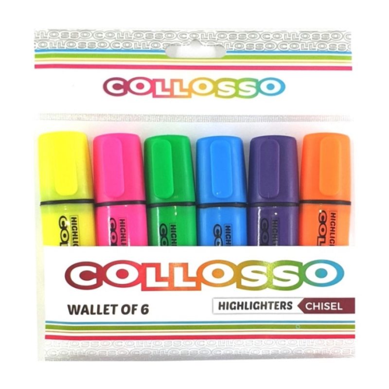Collosso Highlighter
  Wallet-Pack of 6