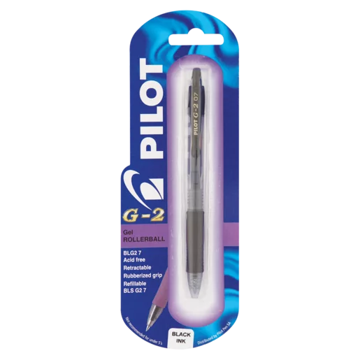PILOT G2 Retractable Gel Ink
  Pen Fine 0.7mm Black
