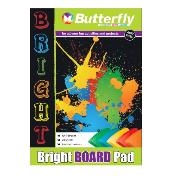A4 Project Board Pad Bright 20 sheets