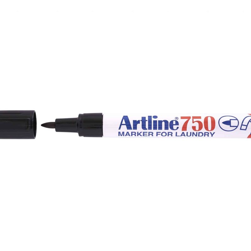 Artline Ek-750 Black Laundry Marker 0.7Mm