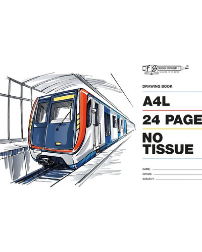 Freedom
  A4L Drawing Book (24 Pages)(Single) - No Tissue