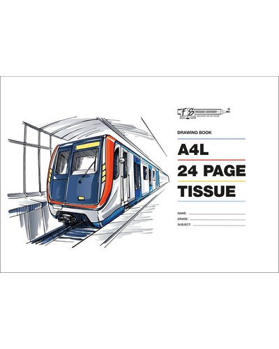 Freedom
  A4L Drawing Book (24 Pages)(Single) - Tissue Interleaf