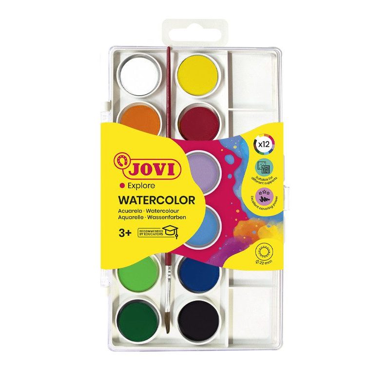 JOVI Watercolour Paints 12’s