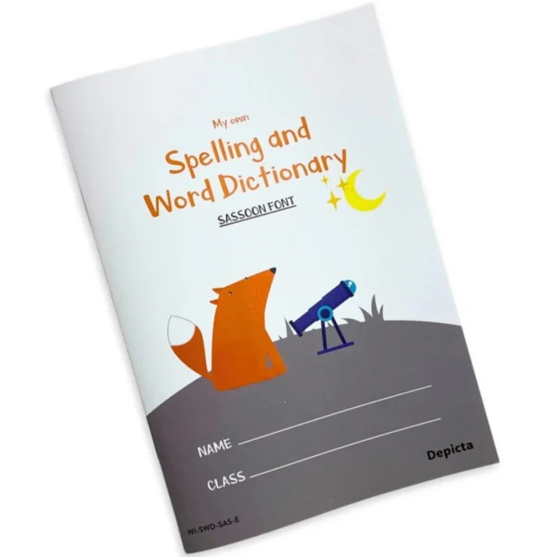 My eie Spelling en Woordeboek — Sassoon
  Lettertipe 