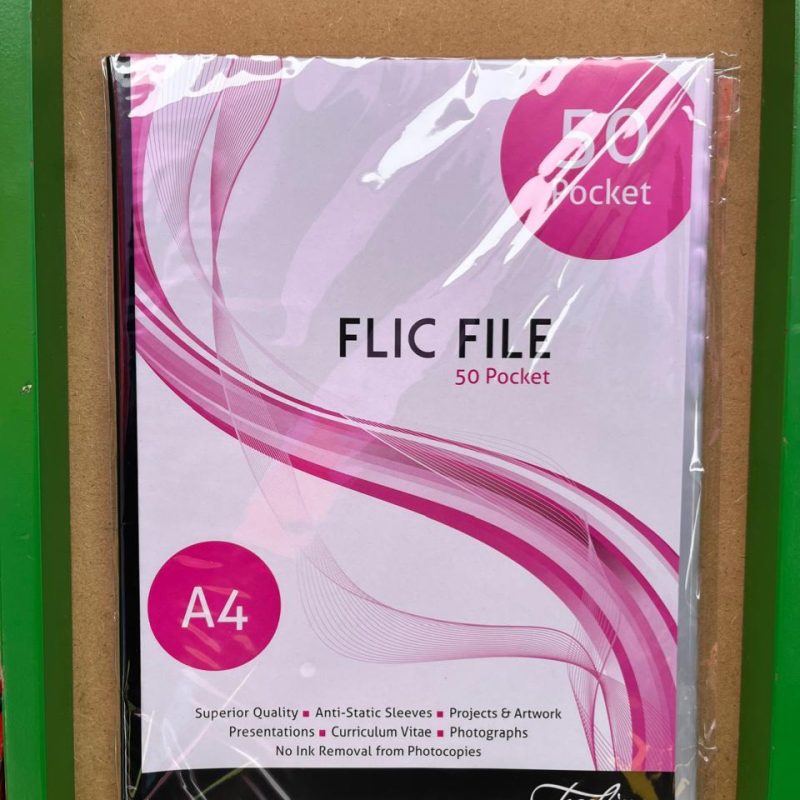 T/Line A4 Display  50 Pockets Flic File